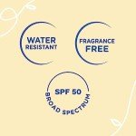 Mustela Baby Mineral Sunscreen Lotion SPF 50 Broad Spectrum - Face & Body Sun Lotion for Sensitive Skin - Water Resistant & Fragrance Free - Regular & Family Size