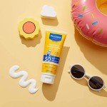 Mustela Baby Mineral Sunscreen Lotion SPF 50 Broad Spectrum - Face & Body Sun Lotion for Sensitive Skin - Water Resistant & Fragrance Free - Regular & Family Size