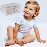 Fasoar Washable Prefold Cloth Diapers for Babies