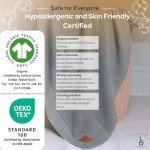 Little Dedi 100% Organic Cotton Baby Knitted Blanket with Gift Box - Soft Toddler, Crib, Stroller Blanket - Neutral Swaddle and Receiving Blanket for Newborns, 30"x40", Green