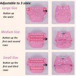 7-Pack Washable Reusable Cloth Diapers for Baby