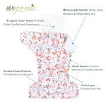 Wegreeco Adjustable Cloth Diapers with Inserts & Bag