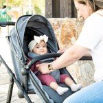 Mompush Wiz 2-in-1 Convertible Baby Stroller with Bassinet Mode, Foldable Infant Stroller with Reversible Seat and Large UPF 50+ Canopy