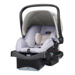 Evenflo LiteMax 35 Infant Car Seat (River Stone), Lightweight, Extended Use, Belt Lock-Off, Ergonomic Handle