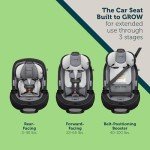 Safety 1st Grow and Go All-in-One Convertible Car Seat, Rear Facing Car Seat 5-40 lbs, Forward Facing Car 30–65 lbs, High Back Booster Seat 40-100 lbs, Harvest Moon