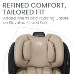 Britax Poplar S Convertible Car Seat, 2-in-1 Car Seat with Slim 17-Inch Design, ClickTight Technology, Sand Onyx