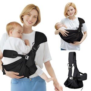 Oblitor Baby Carrier Newborn to Toddler,Adjustable Baby Sling Carrier,Comfortable and Lightweight Toddler Carrier for 25-60 lbs,Ideal for Shopping Travelling