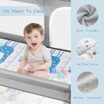 JINXIA Baby Playpen with Mat 75"*59", Large Playpen for Babies and Toddlers with Soft Breathable Mesh, Fodable Climb-Proof Anti-Fall Baby Playpen, Sturdy Safety Play Yard for Indoor Outdoor Fun, Grey