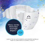 Amazon Brand - Mama Bear Disposable Overnight Baby Diapers, Hypoallergenic, Night Time Protection, Size 3 (86 count), White