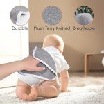 Reusable Organic Baby Washcloths Set: 6 Packs 10 * 10 Ultra Soft Wash Cloth Viscose from Bamboo Absorbent Infant Newborn Bath Face Towel Gentle for Delicate Skin Boys Girl (White)