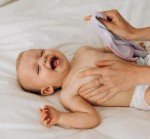 Set of 6 Baby Washcloths – Viscose Made from Bamboo – Super Soft and Highly Absorbent Face Towel – 10 x 10 Inch – Reusable Double Layered Wipes for Newborns, Infants and Toddlers – White