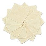 babygoal 12-Pack Rayon from Bamboo Baby Cloth Wipes- Reusable & Washable Small Saliva Towels for Newborns- Ultra-Soft Face Wipes