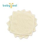 babygoal 12-Pack Rayon from Bamboo Baby Cloth Wipes- Reusable & Washable Small Saliva Towels for Newborns- Ultra-Soft Face Wipes