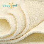 babygoal 12-Pack Rayon from Bamboo Baby Cloth Wipes- Reusable & Washable Small Saliva Towels for Newborns- Ultra-Soft Face Wipes