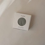 mushie Stretchy Baby Swaddle Blanket | Extra Soft & Snug Fit | 47"x47" (Dried Thyme)