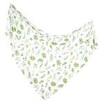 ADDISON BELLE – Swaddle Blanket – Viscose Made from Bamboo Soft Baby Blanket for Baby Boy/Girl – Stretchy Newborn Baby Wrap – Nursery Receiving Blanket – Gender Neutral – 47” x 47” (Succulents Print)