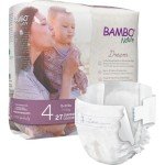 Bambo Nature Hypoallergenic Baby Diapers, Eco-Labeled Diapers, Enhanced Leakage Protection, Totally Chlorine-free, Skin Friendly, and Super Absorbent - Size 4 (81 Count)