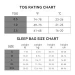 BubblePanda Rayon Made from Bamboo Sleep Sack 0-6 Months 1.0 Tog Soft Toddler Sleeping Sack 3-6 Months for Infant Newborn Babies 2-Way Zipper Baby Wearable Blanket 0-3 Months