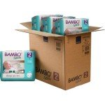 Bambo Nature Hypoallergenic Green Bag Baby Diapers, Eco-Labeled Diapers, Enhanced Leakage Protection, Totally Chlorine-Free, Skin Friendly, and Super Absorbent - Size 2 (30 Count)