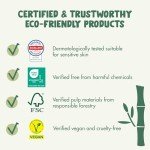 Naty Bamboo Viscose Baby Diapers – Silky Soft, Plant Based, Dermatologically Tested for Sensitive Skin & Super Absorbent (Size 2, 88 Count)