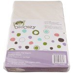 OsoCozy Bamboo/Organic Cotton Flat Cloth Diapers - Birdseye Weave - 32 x 35 Inch One-Layered Nappies, Super Soft 70% Bamboo, 30% Organic Cotton, Unbleached Natural Color. 6 Count
