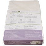 OsoCozy Bamboo/Organic Cotton Flat Cloth Diapers - Birdseye Weave - 32 x 35 Inch One-Layered Nappies, Super Soft 70% Bamboo, 30% Organic Cotton, Unbleached Natural Color. 6 Count