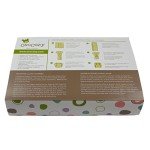 OsoCozy Unbleached Prefold Cloth Baby Diapers, Size 2 (15-30 lbs.), Soft, Absorbent, Durable 100% Natural Cotton, Unbleached Natural Color -6 Pack