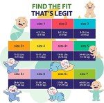 SOHO | Sleepy Natural Baby Diapers, Made from Organic Cotton and Bamboo Extract, Ultimate Comfort and Dryness, Disposable Diapers Snuggle Diaper (size 3 +)