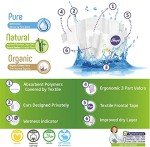 SOHO | Sleepy Natural Baby Diapers, Made from Organic Cotton and Bamboo Extract, Ultimate Comfort and Dryness, Disposable Diapers Snuggle Diaper (size 3 +)