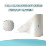 LVBB 100% Bamboo Biodegradable Rayon Cloth Diaper Liners Disposable, Gentle and Soft Bamboo Diaper Liners, Fragance Free and Chlorine Free Disposable Diaper Liners,White,100 Count/Roll (Pack of 4)
