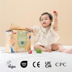 ECO BOOM Size 3 Diapers, Bamboo Viscose Diapers, Sustainable, Paper Packaging