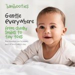 Bambooties Bamboo Baby Wipes Unscented, Plant based Diaper Wipes for Sensitive Skin, Water based Wipes Baby Sensitive Skin 480 count bulk box of 80ct soft packs x 6