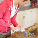 Evenflo Feeding Classic Clear Plastic Standard Neck Bottles for Baby, Infant and Newborn - Teal/Green/Blue, 8 Ounce (Pack of 12)