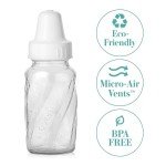 Evenflo Feeding Classic Glass, Twist Bottles, 4 Oz, 6 Bottles.
