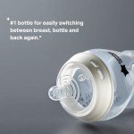 Tommee Tippee Natural Start Grow with Baby Bottle Set, 5oz, 9oz and 11oz, Slow, Medium and Thicker Flow Nipples, Removable Bottle Handles, Self-Sterilizing