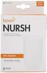 Boon Nursh Reusable Replacement Pouch with Collapsible Silicone Pouch Design - Everyday Baby Essentials - Stage 2 Medium Flow Baby Bottles - Gray - 8 Oz