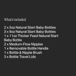 Tommee Tippee Natural Start Grow with Baby Bottle Set, 5oz, 9oz and 11oz, Slow, Medium and Thicker Flow Nipples, Removable Bottle Handles, Self-Sterilizing
