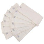 OsoCozy - Organic Flat Cloth Diapers (Dozen) - 27 x 30.5 - One-Layer Nappies Made of Soft, Durable 100% Birdseye Cotton - The Best Organic Diapers - Sold by The Dozen.