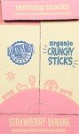 Earth's Best Organic Baby Food, Dissolvable Teething Snack for Babies 6 Months and Older, Strawberry Banana Crunchy Sticks, .56 oz Pack (Pack of 5)
