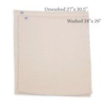 OsoCozy - Organic Flat Cloth Diapers (Dozen) - 27 x 30.5 - One-Layer Nappies Made of Soft, Durable 100% Birdseye Cotton - The Best Organic Diapers - Sold by The Dozen.