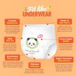 Natural Blossom Easy Pull-up Diaper Pants | Size (4) 2T-3T (20-31 lbs) | 96 Count (24ea*4packs) | Vegan - Super Soft - Hypoallergenic - Ultra-Slim