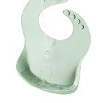PandaEar Silicone Baby Bibs Set of 3 for Toddlers, BPA Free Waterproof Adjustable Feeding Bib with Large Pocket Food Catcher (Pink)