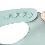 PandaEar 3 Pack Silicone Baby Bibs for Boys Girls| Waterproof Toddler Bibs| Adjustable Unisex Baby Bibs for Eating| BPA Free Soft Durable Silicone Bibs with Large Food Catcher