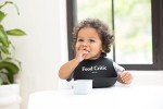 Bella Tunno Wonder Bib – Waterproof Silicone Bibs for Boys & Girls, Non-toxic & BPA Free Silicone Baby Bibs & Toddler Bibs with Adjustable Neck, Easy to Clean (Food Critic)