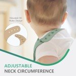 Cuddle Campus Set of 3 Silicone Bibs for Babies & Toddlers,Soft Adjustable Bibs with Pocket Food Catcher for Baby Girl,Boy