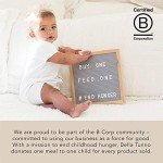 Bella Tunno Wonder Bib – Waterproof Silicone Bibs for Boys & Girls, Non-toxic & BPA Free Silicone Baby Bibs & Toddler Bibs with Adjustable Neck, Easy to Clean (Food Critic)