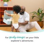 LILLYDOO Diaper Pants Toddlers - Size 8 (42+ lbs), Half-Monthly Supply (45 Count), Skin-Friendly, Ultrasoft, Chlorine-Free, Snug Fit & Absorbent Pull On Diapers