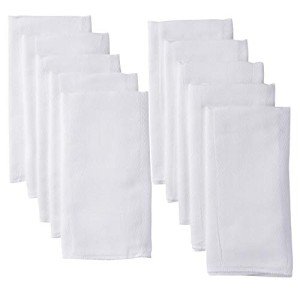 Eco-Friendly Unisex Birdseye Prefold Cloth Diapers 10-Pack