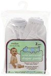 Dappi Waterproof 100% Nylon Diaper Pants, White, Medium Fits 20-25 pounds (2 Count)