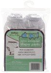 Dappi Waterproof 100% Nylon Diaper Pants, White, Medium Fits 20-25 pounds (2 Count)